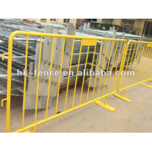 1 metal barricade fence barrier,traffic barrier crowd guard,v-foot bar barrier,Pedestrian Barrier